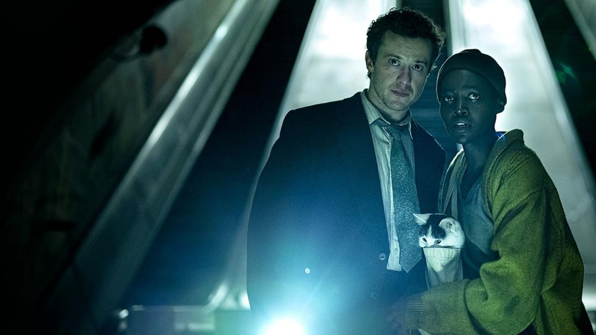 Quinn and Nyong'o in the movie (Image via Prime Video)
